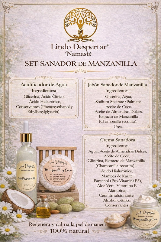 Set Sanador de Manzanilla