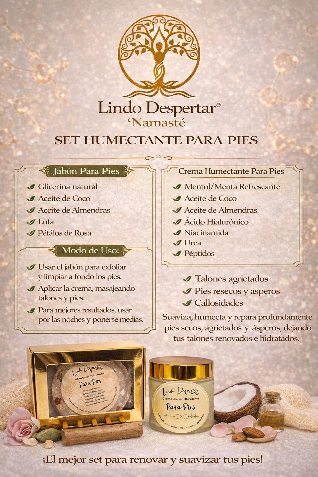 SET SUPER HIDRATANTE PARA PIES